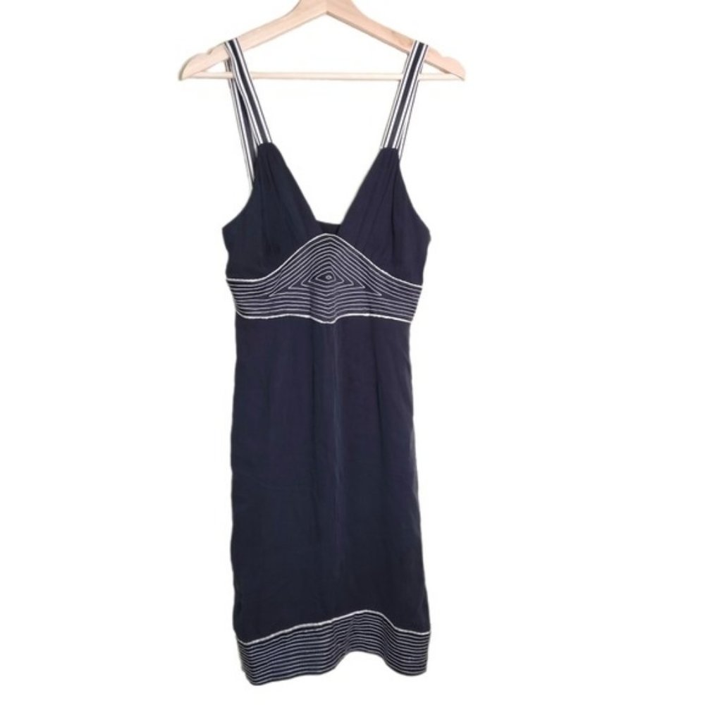 Catherine Malandrino Silk Black & White Dress